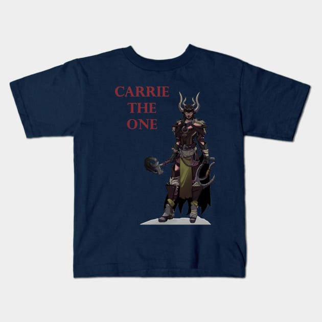 Carrie the One Kids T-Shirt by Die by the Sword Podcast